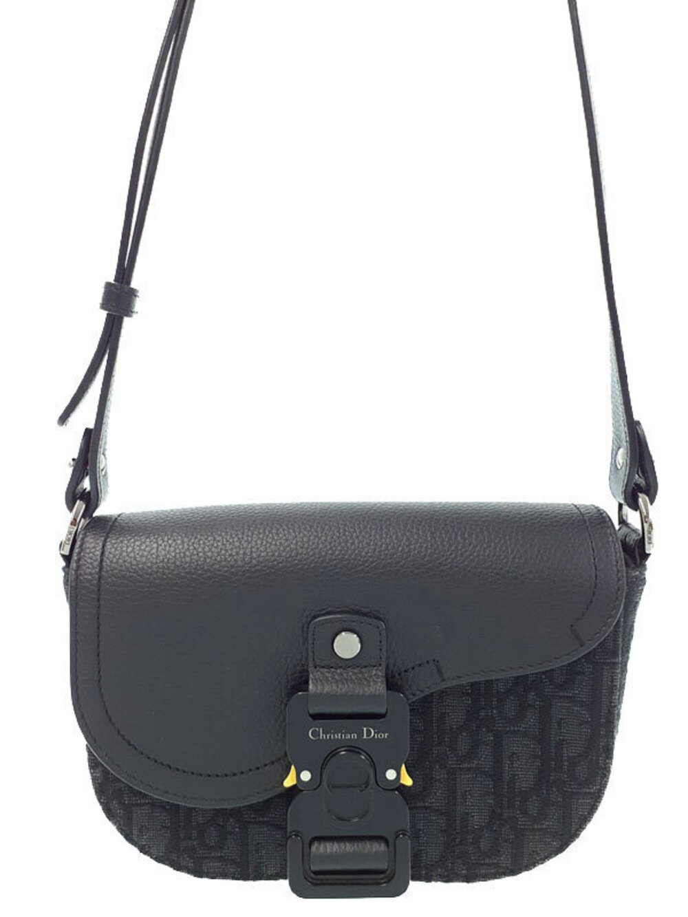 Christian Dior Oblique Saddle Flap Messenger Bag Shoulder